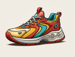 Sepatu Olahraga dari Bahan Daur Ulang