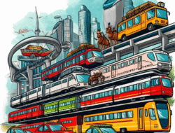 Perkembangan sistem transportasi umum di kota-kota besar