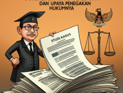 Studi Kasus Pemalsuan Dokumen dan Upaya Penegakan Hukumnya