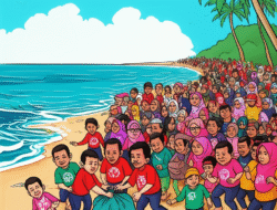 Ribuan Relawan Turun ke Pantai dalam Gerakan Nasional Bersih Laut