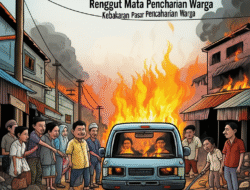 Kebakaran Pasar Tradisional Renggut Mata Pencaharian Warga