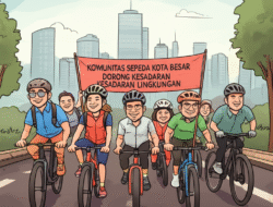 Komunitas Sepeda Kota Besar Dorong Kesadaran Lingkungan