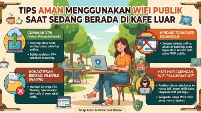 Tips Aman Menggunakan Wifi Publik Saat Sedang Berada Di Kafe Luar