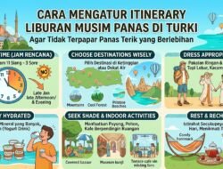 Cara Mengatur Itinerary Liburan Musim Panas di Turki Agar Tidak Terpapar Panas Terik yang Berlebihan