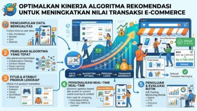Cara Mengoptimalkan Kinerja Algoritma Rekomendasi Pada Platform E-commerce Untuk Meningkatkan Nilai Transaksi